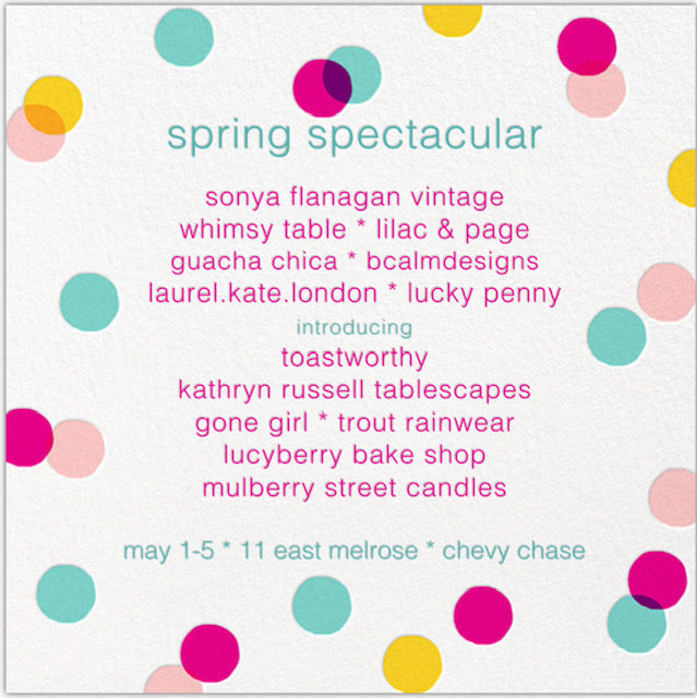 SPRING SPECTACULAR MAY 1-5