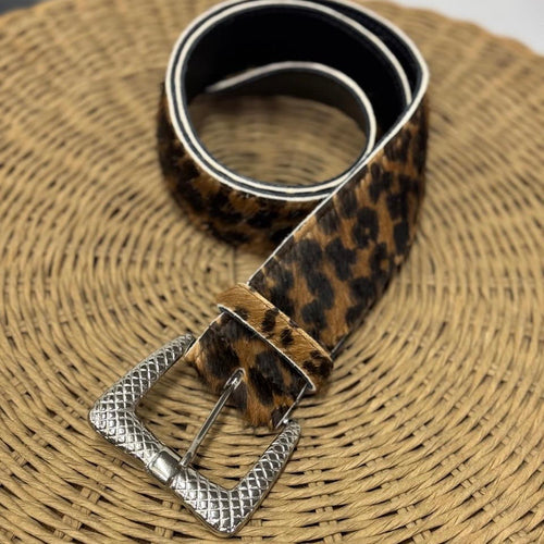 Valeria Wide Cheetah Belt